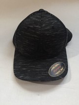 Hurley Icon Texture Flexfit Hat Black Gray Size L/XL NWT  - $25.67