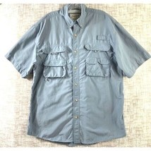 Bimini Bay Outfitters LTD Mens Sz Large Button Down Vented Outdoor Fishing Shirt - £13.04 GBP
