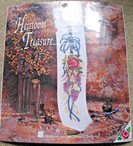 Counted Cross Stitch Kit Bouquet Bell Pull Heirloom Treasure Sealed 1993 #5274 - £13.53 GBP