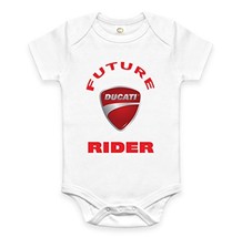 Rare New Future Ducati Driver Baby Funny Bodysuit Onesie Romper (0-3 Mon... - $19.92