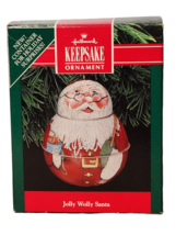 Vintage Hallmark Tin “Jolly Wolly Santa” Christmas Holiday Ornament NIB - £7.72 GBP