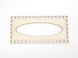 Plywood base, Crochet tissue box 10x21cm, many patterns, trinket basket ... - $28.88 CAD