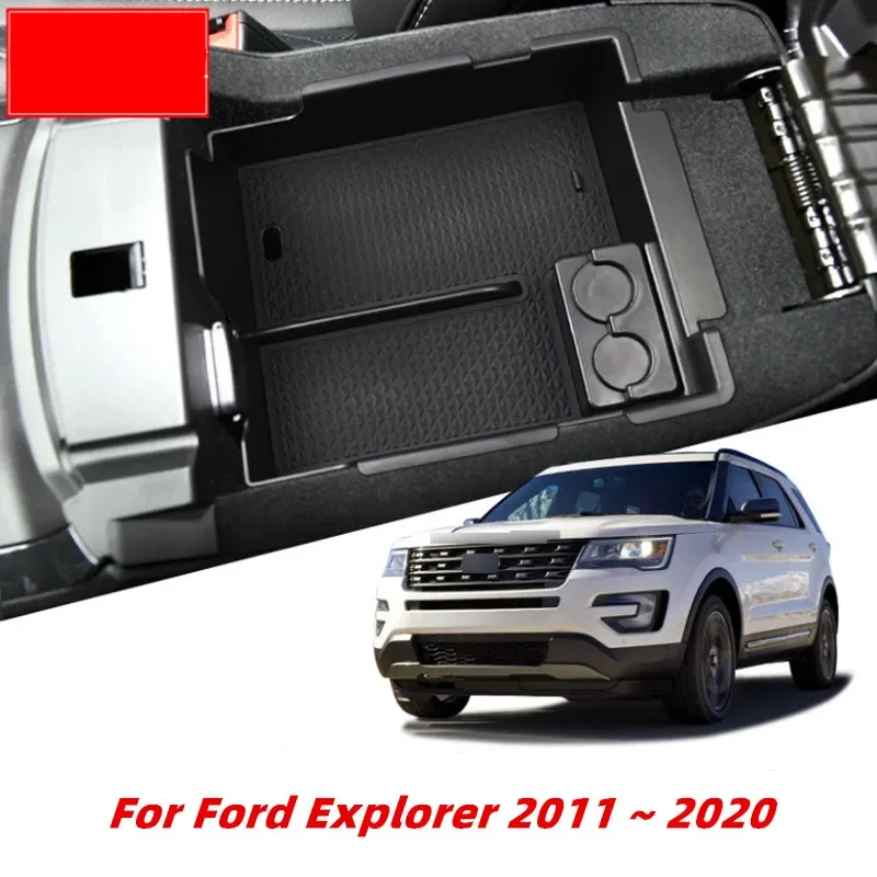 Center Console Organizer Tray Fit for Ford Explorer 2011-2020 Car Accessories - £9.84 GBP+