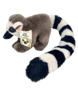 Vtg 1995 Small of the Wild Ring Tailed Lemur Plush Stuffed Animal - £8.38 GBP