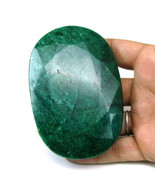 Rare Huge 952Ct Natural Brazilian Green Emerald Oval Shape Faceted Gemstone - £182.63 GBP