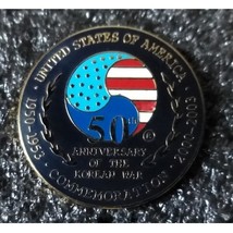 United States of America 50th Anniversary of The Korean War Pin - £3.89 GBP