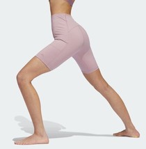 Adidas H64189 Yoga 4 Elements Pocket Short Tights Magic Mauve ( L ) - £94.93 GBP