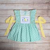 NEW Boutique Embroidered Duck Girls Sleeveless Ruffle Dress Easter - £10.86 GBP