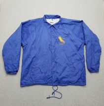 Augusta Sportswear Jacket Mens 2XL Blue Windbreaker Snap Pockets Outdoor... - $34.55 CAD