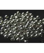 3mm Sterling Silver Smooth Round Beads (100) Made in USA - $13.86