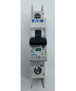 Eaton FAZ-C32/1-NA-SP 1-Pole Circuit Breaker,  277VAC/48VDC 32Amp  - $255.83 MXN