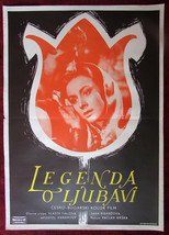 1957 Original Movie Poster Legenda o lásce Legend of Love Krska Apostol Vintage - £43.80 GBP