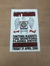 Chicago Cal&#39;s Liquors 2006 Gig POSTER Soft Targets Functional Blackouts 11”X17.5 - $25.00