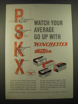 1958 Winchester Western Ammunition Ad - Coopers Hawk - £14.78 GBP