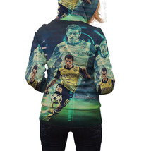 Borussia Dortmund Henrikh Mkhitaryan   All Over Print Zipper Hoodie for Women - £22.36 GBP