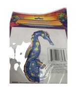 Luau Inflatable SeaHorse Sea Horse Purple 22 in Tall Blue Pool Decor - £5.94 GBP