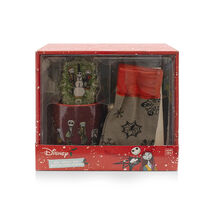 The Nightmare Before Christmas Mug, Sock &amp; Acrylic Door Hanger Gift Set - $27.71