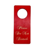 Hip Flask Plus RED Please do not Disturb Door Hanger Sign - £13.10 GBP