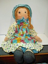 Holly Hobbie Doll KTC Knickerbocker 26&quot; American Greetings w Outfit Original - £34.36 GBP