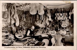 Johann Reiter Violin Maker 1954 to Glover Family Blackwood NJ Postcard Y11 - £10.18 GBP