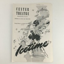 1946 Center Theatre Rockefeller Center &#39;Icetime&#39; Joan Hyldoft, Freddie Trenkler - £22.51 GBP