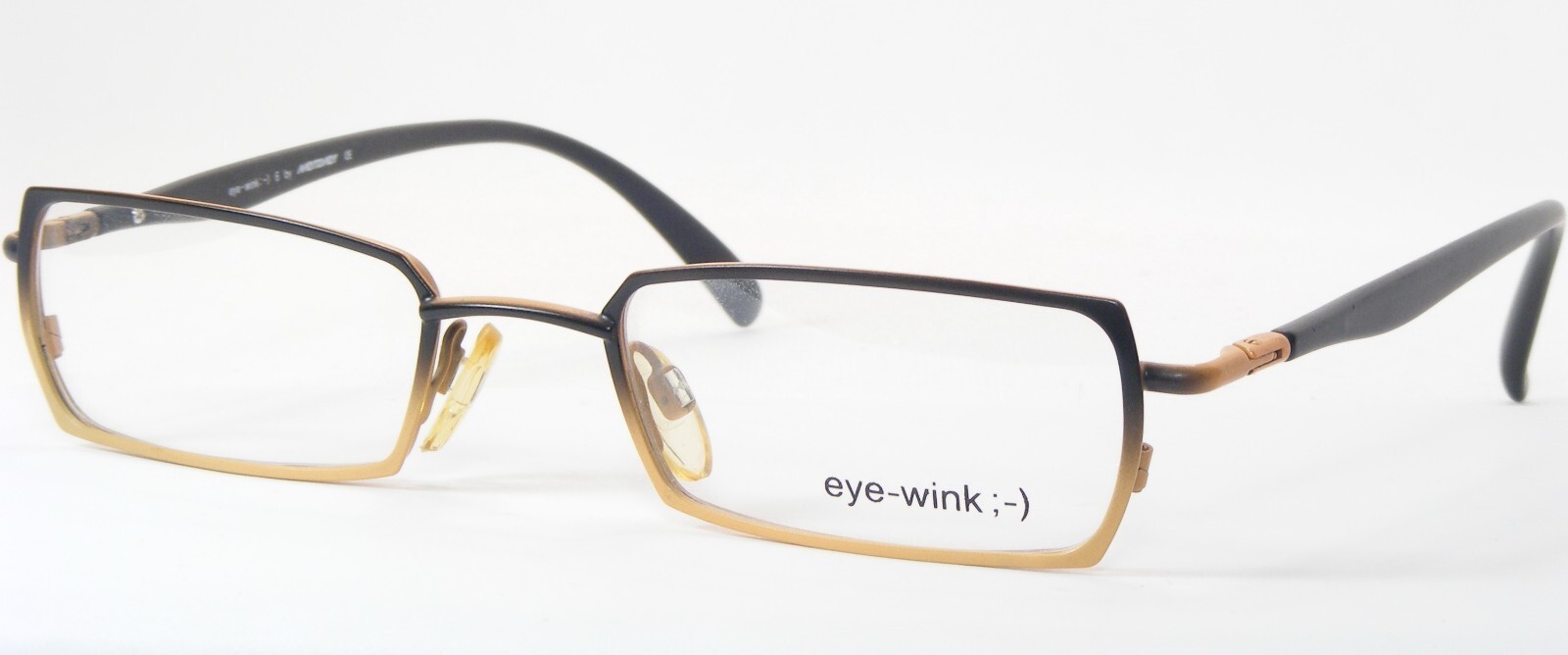 Eye-wink Par Meitzner Mod 6 5363 Noir Dégradé Beige Lunettes Cadre 50-20... - $46.69