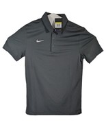 New Dark Gray Golf Polo Nike Sz M Medium Coaches Top Plain - $754.01 MXN