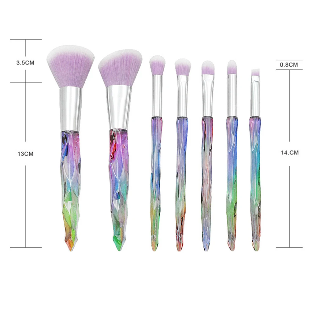 Makeup Brushes Set Professional Crystal Handle Cosmetic Brushes Powder Concealer - $50.78