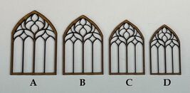 Windows Terrain Building Bits 28mm Laser Cut MDF FAST SHIPPING US SELLER... - $2.99