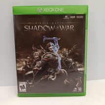 Xbox One Middle Earth Shadow Of War Video Game Microsoft Complete Very G... - $12.19