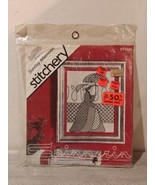 Spinnerin Stitchery Kit Sunday Afternoon Thread Art Needlework Retro Min... - $19.95