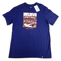 The Nike Tee Shirt Mens L Believe The United States Football/Soccer Blue... - $27.31