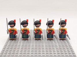 Officers of the Highland Infantry The Napoleonic Wars 5pcs Minifigure Bricks Toy - £11.41 GBP