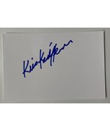 Kris Kristofferson (d. 2024) Autographed 4x6 Index Card - $48.02 CAD