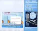 1955 United Nations Visitors Guide &amp; Souvenir  Letter Folder New York - $21.75