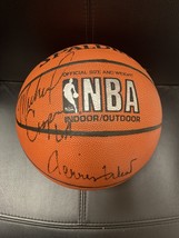 Jerry West and Michael Cooper signed basketball - £318.58 GBP
