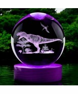 &quot;Prehistoric T-Rex Crystal LED Globe&quot; - $14.99