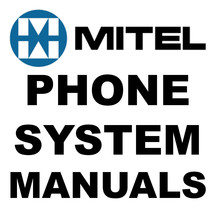 Huge MITEL Telephone Manual Voice Mail PHONE SYSTEM Programming MANUALS ... - $10.95