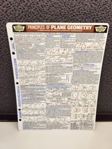 Quick Chart: Principles Of Plane Geometry Laminated Guide Instant Refere... - $10.45