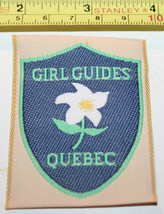 Girl Guides Quebec Canada Fabric Label Patch - £12.02 GBP