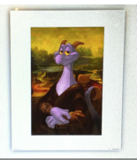 Disney Epcot Figment Purple Dragon as Mona Lisa Art Print 16 x 20 - £38.17 GBP
