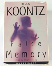 Dean Koontz False Memory Audio Book Set Of 12 Cassettes Unabridged - £6.26 GBP