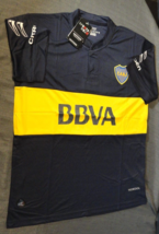 New Club Atletico Boca Junior Argentine Soccer Team Blue Jersey Shirt Medium - $70.46