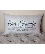 Pillow - Our Family sayings - $35.99