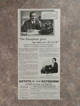 Vintage 1927 Dictaphone Original Ad 422 - £5.30 GBP