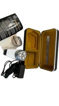 Norelco Tripleheader VIP Electric Razor Rechargeable w Case Vintage Type... - $18.76