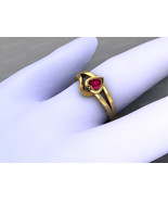 Pink Ruby Gemstone Sterling Silver Ring Women Stone Ring Gift For Women ... - $65.00