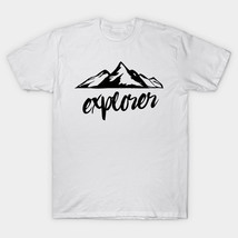 Explorer outdoorsy mountain hiking t-shirt - $15.99