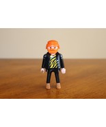 Vintage Playmobil 7294 Chopper Rider Biker Mini Figure Man Black Riding ... - $178.32 MXN