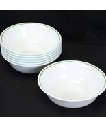 Corelle Holly Days Cereal Soup Bowls Christmas 6-1/4” Green Band Lot of ... - $498.53 MXN